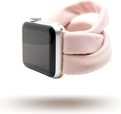 Vista 2 de Banda de yoga rosa rubor para Apple Watch Series 1-8, 1.496 in 1.575 in 1.614 in 1.654 in 1.732 in 1.772 in