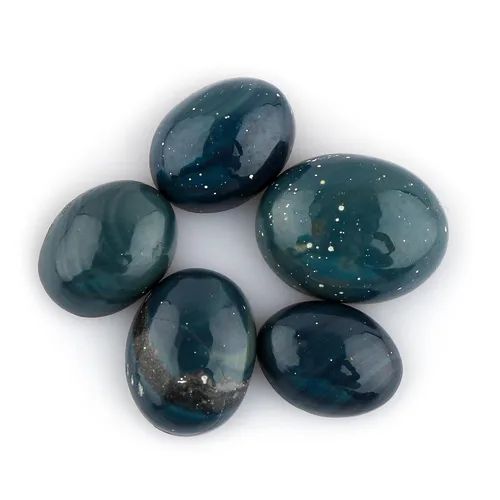 Vista 13 de CRYSTALIS Al por mayor 5 piezas de piedra preciosa natural K2 jaspe suelta en bruto, cabujones para hacer joyería, piedras pulidas de chakra