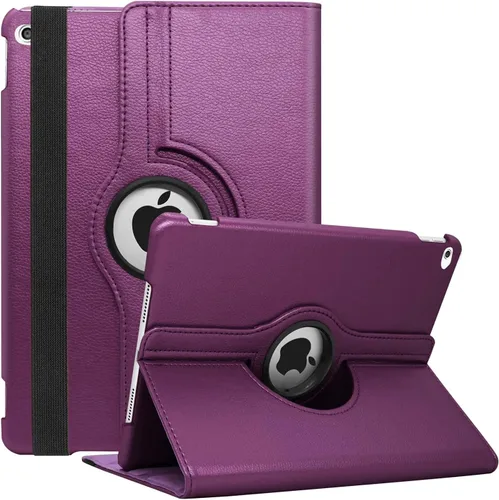Vista 20 de Funda giratoria para iPad de 9.7 pulgadas 2018 2017 / Funda para iPad Air 2 - Funda protectora con soporte giratorio de 360 grados y función