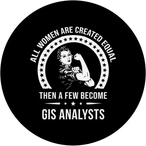 Vista 3 de Gis Analyst Camisas para mujer Gis Analyst PopSockets PopGrip: agarre intercambiable para teléfonos y tabletas