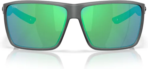 Vista 17 de Costa Del Mar Gafas de sol rectangulares Rincon II para hombre Marrón Mate Humo/Gris 20.46 oz