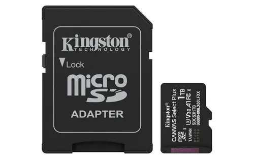 Vista 7 de Kingston Tarjeta microSD Canvas Select Plus de 64 GB Hasta 100 MB/s Clase 10, UHS-I, U1, V10, A1 SDCS3/64GB