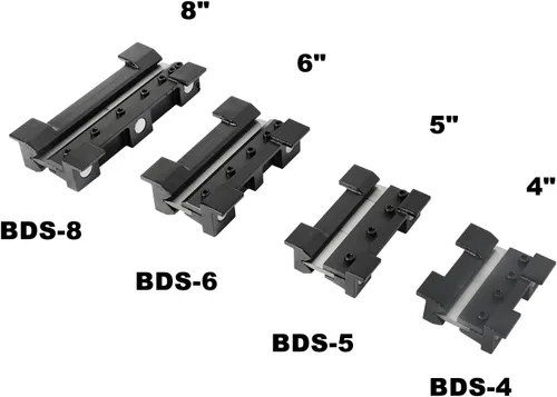 Vista 8 de KAKA INDUSTRIAL BDS-4, Juego de matrices de freno de tornillo de chapa de 4 pulgadas, montaje de tornillo de banco magnético