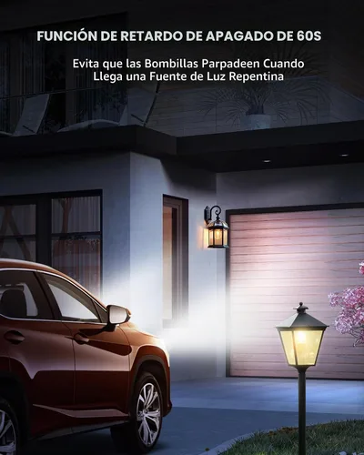 Vista 3 de DEWENWILS Portalámparas con Sensor de Luz, Portalámparas con Sensor de Anochecer a Amanecer E26 E27, Portalámparas para Luminarias, Compatible