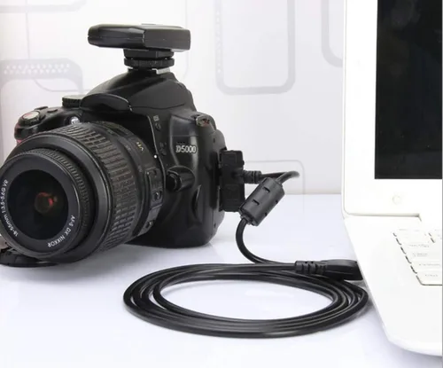 Vista 7 de MaxLLTo - Adaptador de corriente CA USB para cámara y cargador de batería + cable de PC para Nikon Coolpix S4000