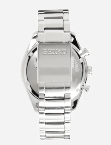 Vista 4 de Seiko Herren-Uhr Quarz Edelstahl mit Silikonband