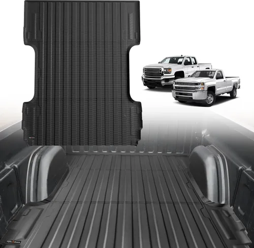 Vista 15 de TripleAliners - Tapete para caja de camioneta (de ejes) de 5 pies, encaje perfecto para pick-up de carga, accesorio de protección de vehículo