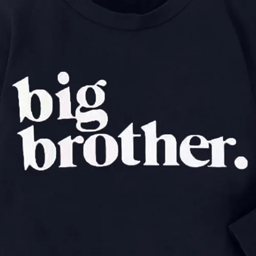 Vista 3 de Big Brother Shirt New Baby Pregnancy Announcement Shirts Toddler Boys Promoted to Big Bro Tshirt