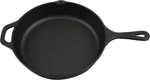 Vista 2 de Hierro fundido, sartén pre-sazonada 3.5", caja de 12