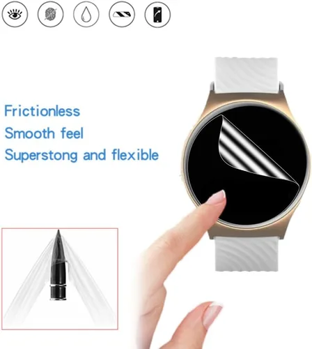 Vista 5 de Protector de pantalla compatible con reloj inteligente 120, película protectora de TPU HD (6 unidades)