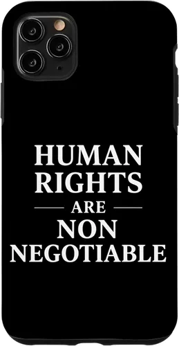 Vista 13 de Human Rights are Non Negotiable Social Justice & Equality Case for iPhone XR