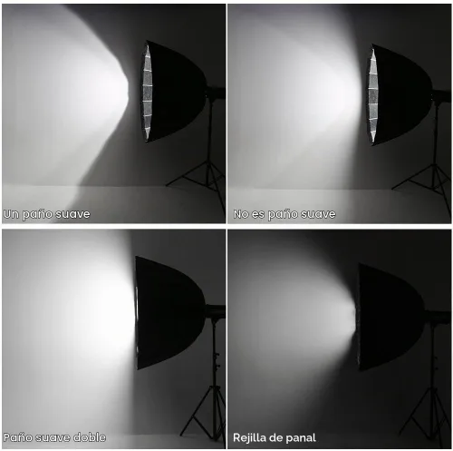 Vista 7 de Godox Portátil P90L 90CM profundo Parabólico Honeycomb Grid Softbox Bowens Mount Studio Flash Reflector Photo Studio Softbox