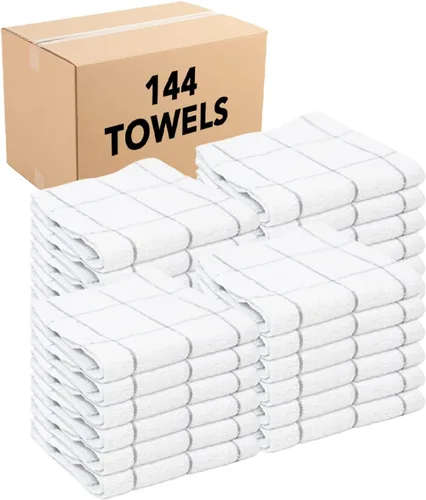 Vista 15 de Arkwright - Toallas de cocina para cocina, 12 unidades, suaves, 100% algodón de rizo, altamente absorbentes y de secado rápido, paños para lavar