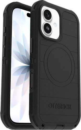 Vista 3 de OtterBox Funda para iPhone 17 Defender Pro Series - Negro - Funda para iPhone resistente, resistente y duradera, se ajusta a MagSafe