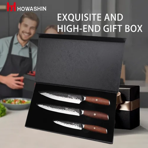 Vista 39 de Cuchillo de chef de 6 pulgadas, cuchillos de cocina, deshuesado de acero inoxidable alemán de alto carbono, cuchillo profesional para carne, aves