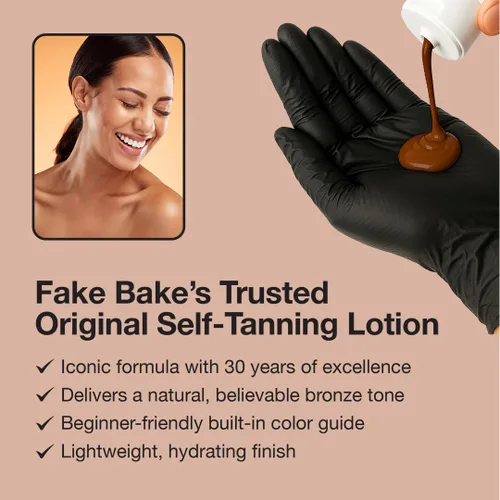 Vista 2 de Fake Bake Loción autobronceadora original con aplicador autobronceador Body Mate