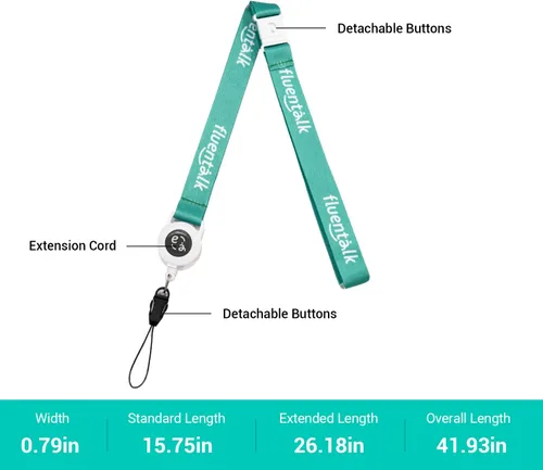 Vista 2 de Accesorios para traductor de idiomas T1, incluye 1 cordón