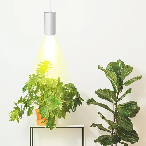 Vista 3 de STERREN Luz de Crecimiento LED, Luces Colgantes Blancas Enchufables para Plantas de Interior, Luces de Crecimiento de Espectro Completo