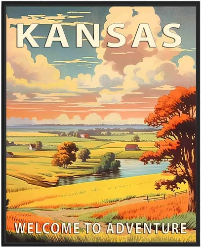 Vista 16 de Póster artístico de Alaska, decoración artística de paisaje retro de Estados Unidos, pintura de montaña y paisaje de aventura para dormitorio, sala