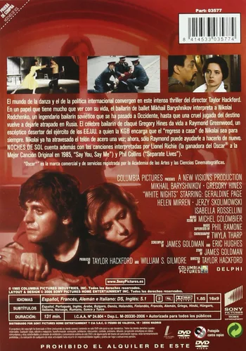 Vista 2 de Noches De Sol (Import Movie) (European Format - Zone 2) (2006) Mikhail Baryshnikov Isabella Rossellini Ge