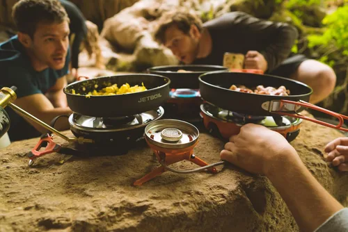 Vista 5 de Jetboil Luna - Quemador lateral satélite para Eureka! o estufas Jetboil Jetlink para acampar y mochileros