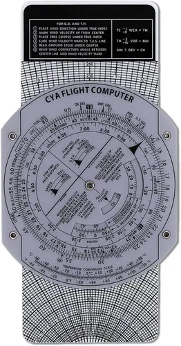 Vista 6 de E6B Flight Computer Aviation Plotter for Pro Pilot Training Tools