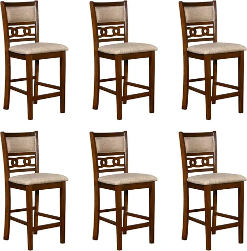 Vista 29 de New Classic Furniture Sillas de comedor Gia, juego de 2, color marrón