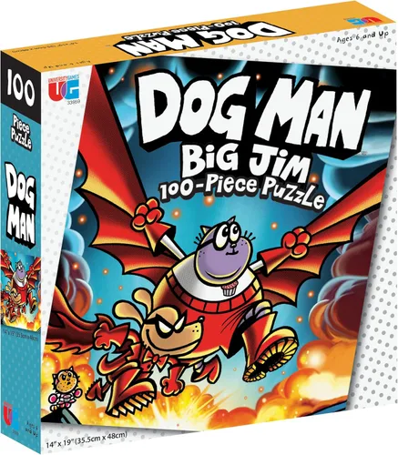 Vista 12 de Dog Man Adventures - Rompecabezas de 100 piezas para niños a partir de 6 años