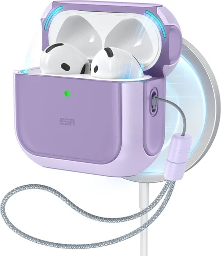 Vista 12 de ESR Funda para AirPods Pro 3, compatible con AirPods Pro de 3ª generación (2025), compatible con MagSafe, cubierta de protección completa contra