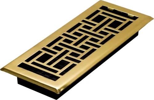 Vista 59 de Decor Grates Registro de suelo oriental AJH212-RB, 2 x 12 pulgadas, acabado de bronce frotado