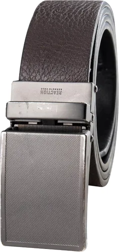 Vista 7 de Kenneth Cole REACTION, cinturón ajustable de calce perfecto para hombre – Estilos de hebilla de bloqueo de seguimiento y compresión NEGRO MATE