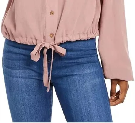 Vista 3 de Self Esteem Juniors Cargo Bolsillo Cordón Top Marrón Talla L, Rosado