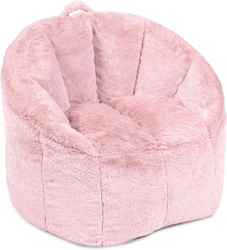 Vista 18 de Big Joe Milano - Silla de Puf con Cuero Montana Negro Vibe