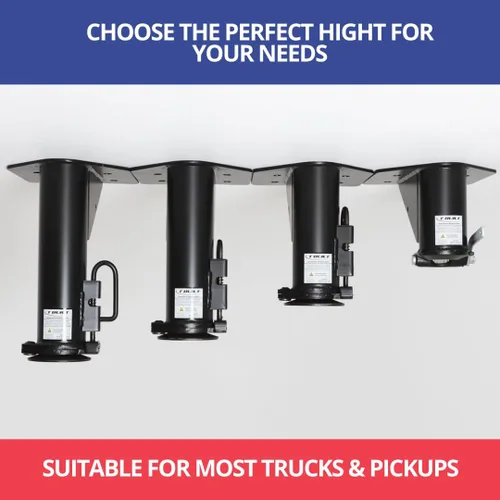 Vista 4 de T Built 12" quinta rueda para cuello de cisne adaptador Hitch