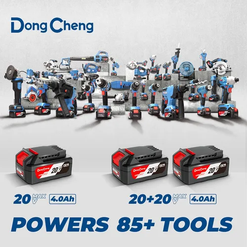 Vista 8 de Dong Cheng - Motosierra inalámbrica sin escobillas de 12 pulgadas, con batería de 20V de 4000mAh, velocidad de cadena de 12 m/s, tensado sin