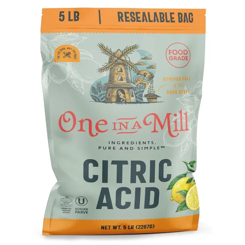 Vista 8 de ONE IN A MILL Polvo de ácido cítrico de 1 libra, grado alimenticio para cocinar, hornear, enlatar y hacer queso Conservante y potenciador