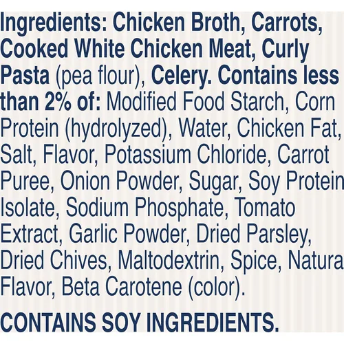 Vista 3 de Progresso Sopa de pollo casera sin gluten, 14 oz. Curly Gluten-Free Pasta, White Meat Chicken, Carrots & Celery, No Artificial Flavors, No