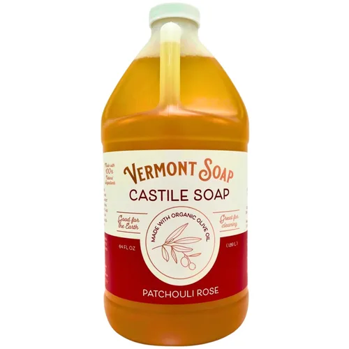 Vista 13 de Vermont Castile Jabón Lavanda, jabón líquido suave para pieles sensibles y gel de baño natural, champú orgánico para cabello graso, aloe castilla