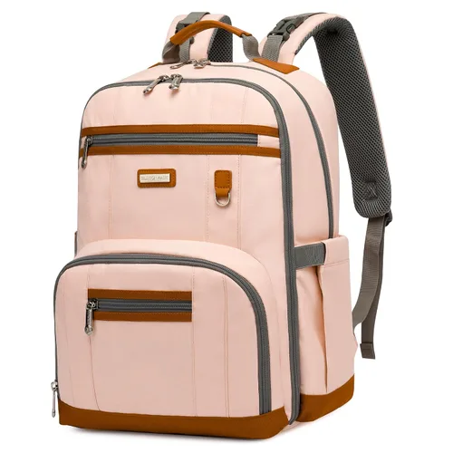 Vista 10 de BILLITON MSHI Mochila Bolsa para Pañales (Gris), Moderno