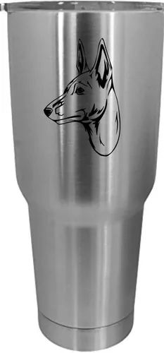 Vista 537 de Cairn Terrier - Vaso grabado con temática de perro, 30 onzas