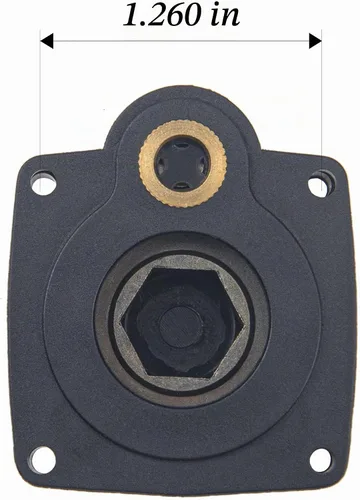 Vista 5 de ShareGoo Electric Roto Starter E-Start Placa trasera Power Back Cover 11012 y varilla de arranque de taladro Power Starter Eje Pin End 11003 para RC
