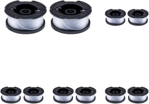 Vista 8 de Bobina de repuesto para recortadora Black+Decker, autoalimentación de 30 pies, 0.065 pulgadas, paquete de 2 (AF-100-2)