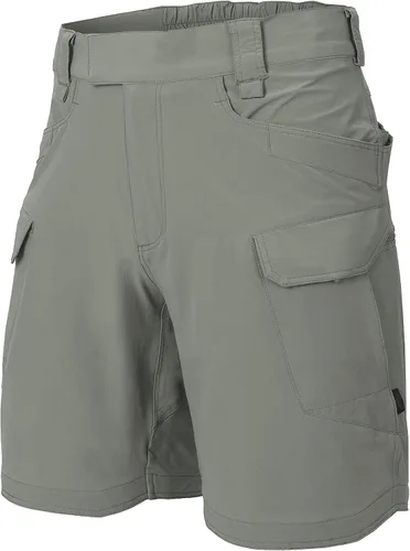 Vista 33 de helikon-tex Hombre Urban Tactical Pantalones Cortos 8.5" Taiga Verde