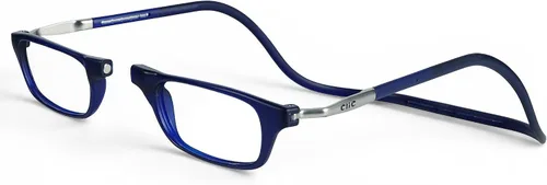 Vista 8 de Clic Gafas de lectura magnéticas para hombres o mujeres, lectores de computadora, originales largos Neck Hanging Readers, Front Connect Design