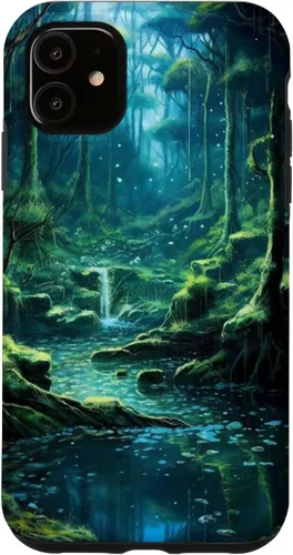 Vista 8 de iPhone 16 fantasy and enchanted Magic forest Case