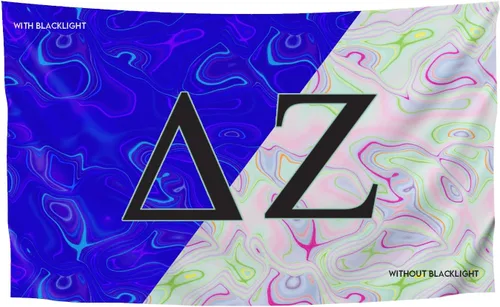 Vista 12 de Greek Club Sorority & Fraternity - Bandera de luz negra, 3 pies x 5 pies, licencia oficial, tapiz, exhibición, poliéster, pancarta de letras, CHI