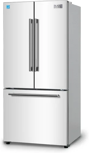 Vista 27 de BLACK+DECKER - Congelador vertical de 8.5 pies cúbicos, congelador de pie con control de temperatura mecánico, congelador vertical con 3 estantes