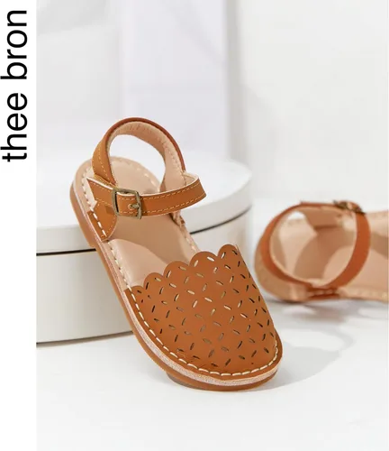 Vista 113 de THEE BRON Sandalias cómodas para niñas, zapatos para niños, sandalias rellenas