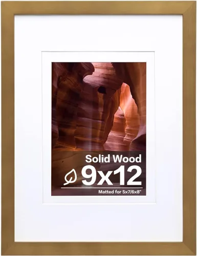 Vista 22 de Egofine - Portarretratos de 4 x 6 pulgadas, de madera maciza con plexiglás, para fotos de 3.5 x 5 con paspartú o de 4 x 6 sin paspartú, para colocar