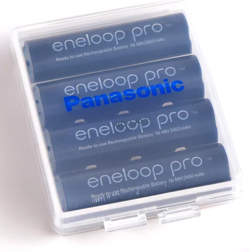 Vista 4 de Eneloop Panasonic BQ-CASE2SA - Estuches de almacenamiento de batería con capacidad para 4 pilas AA o 5 pilas AAA, paquete de 2